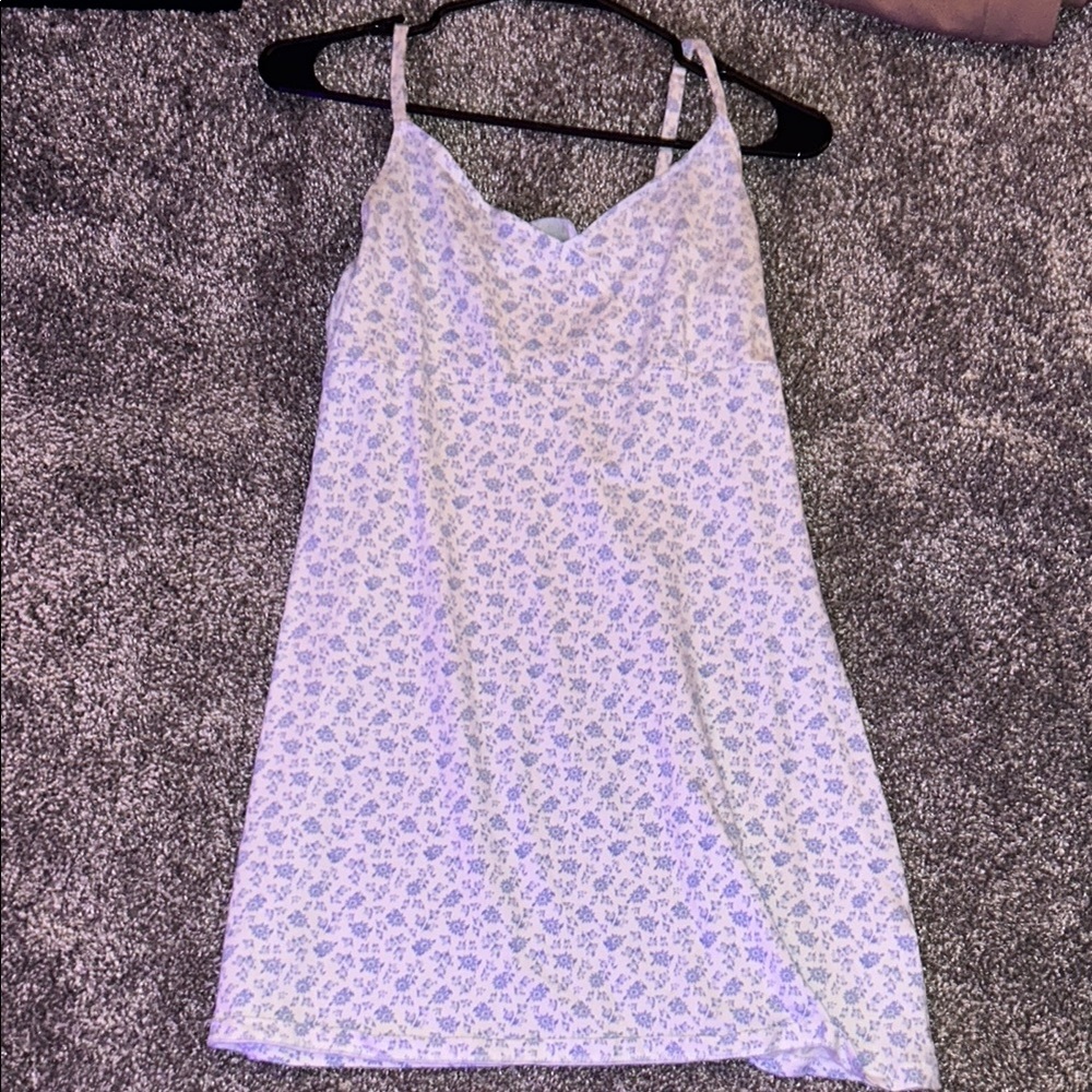 Floral Print Spaghetti Strap Dress